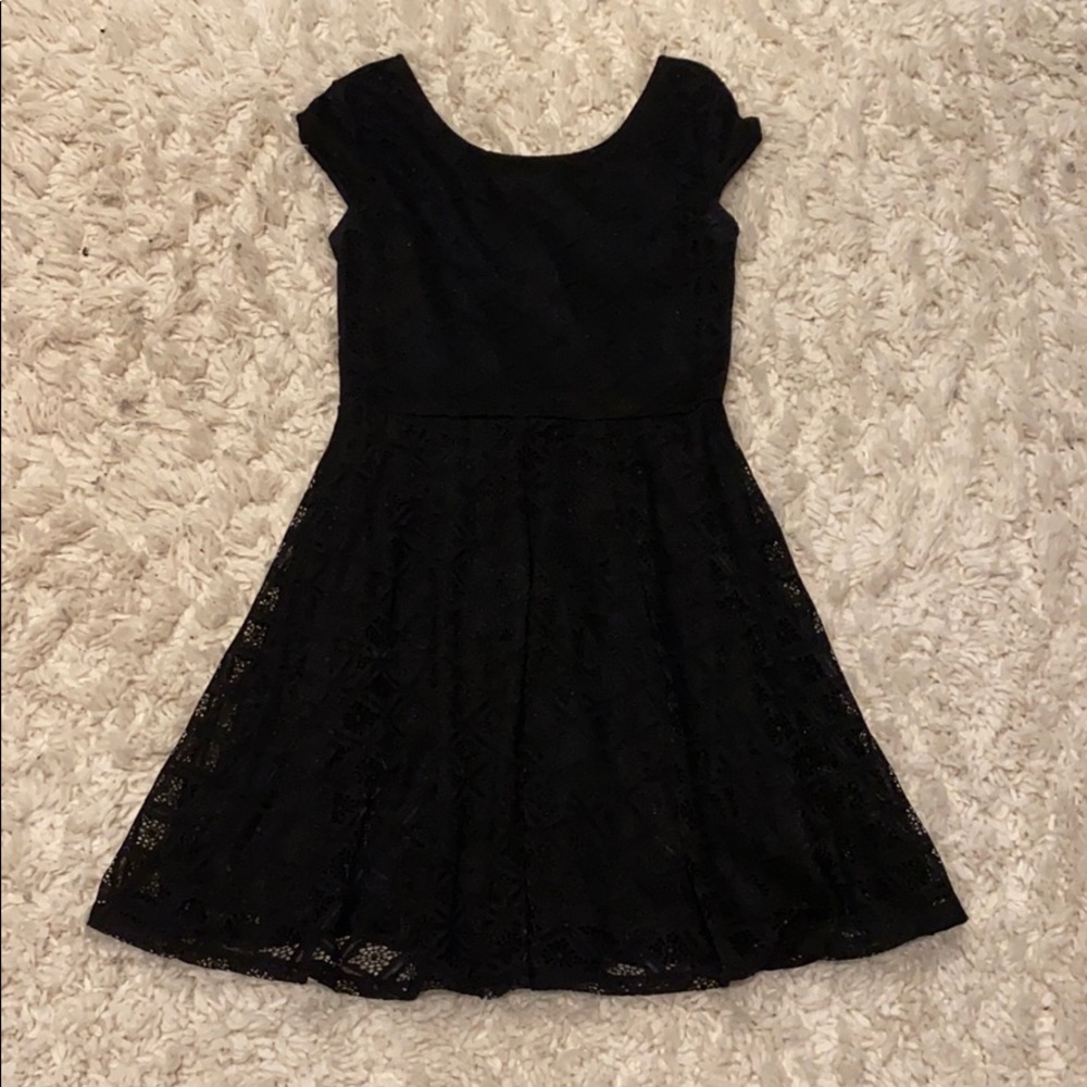 Xhilaration Black Lace Dress
